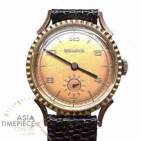 Bulova Vintage Sub Second Winding Watch 14k Gold Filled