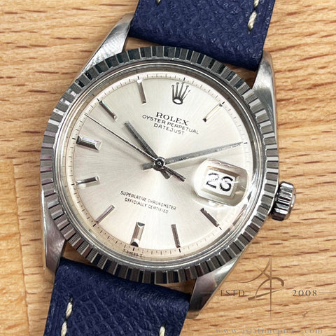 Rolex Datejust 1603 Silver Dial Vintage Watch (1978)