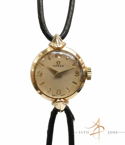 Omega Ladies 9K Gold Vintage Watch